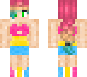 pan pride (i didn't make the braid that was a template but the rest was me)
