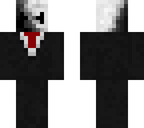 Black And White Suit | Minecraft Skin
