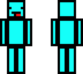 cartoon derp (cyan)