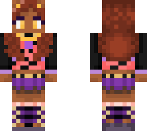 clawdeen wolf updated | Minecraft Skin