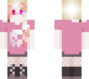 girl in skull shirt