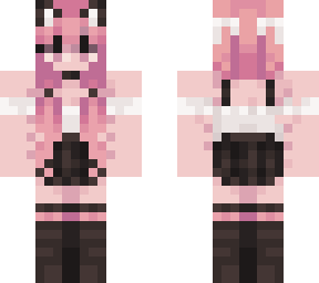 pink hair girl
