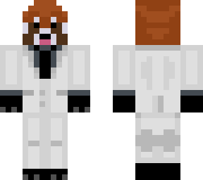 red panda white suit(closed)