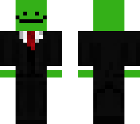 this random green guy in a suit