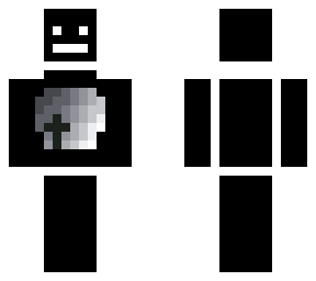 the white and black skin