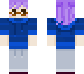 blue hoodie