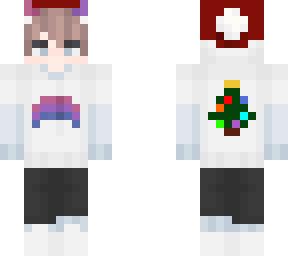 christmas hat & tree bi devil