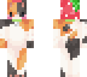 edit of strawberry calico by basilossom