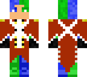 my skin as an english red coat