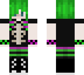 pink/green scene guy