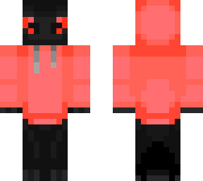 red eye toothless with red hoodie and red jeans