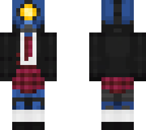 v1 in schoolgirl outfit