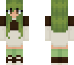 green hair girl