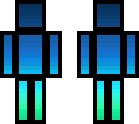 blue cubeman