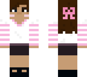 basic pink and white
