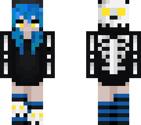 final edit of this skull hoodie girl i hope