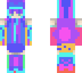 pastel coulour girl