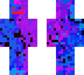 purple and blue king