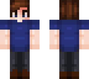 blue t-shirt
