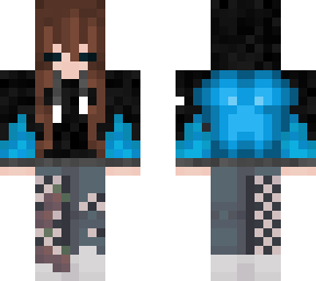 fancy creeper hoodie girl