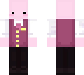 pink suit axolotl | Minecraft Skin