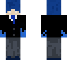 blue man