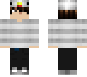 boy with chicken hat