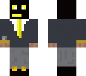 yellow suit and tie