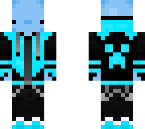 axolotl gamer blue