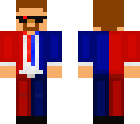 aagent(red vs. blue tux)