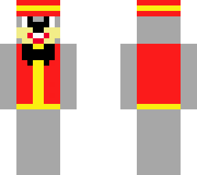 chuck e. cheese red vest and derby hat (1983 - 1990)