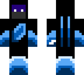 kewl blue fire ninja dude