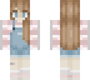 pink overalls