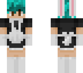Ash bunny maid | Minecraft Skin