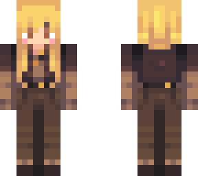blondie with brown eyes (credit to moonyyyy)