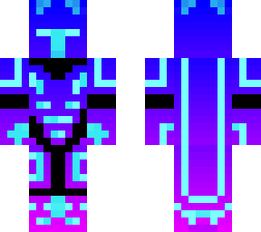 blue purple gradient knight