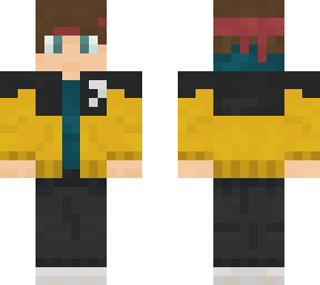 dude with a yellow jacket (hair redone)