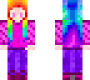 rainbow girl
