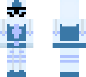 robot (blue)