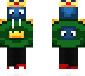 squid with green sweater