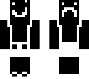 1930's cartoon black and white style smiley face
