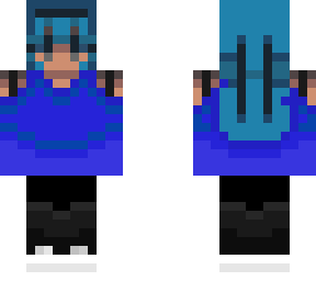 blue girl