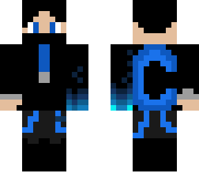 blue skin flame suit