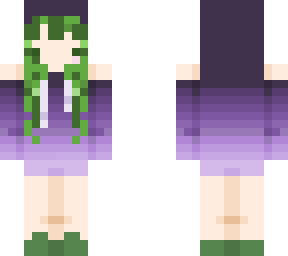 creeper in enderman sweater