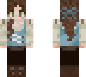 Cute brunette girl | Minecraft Skin