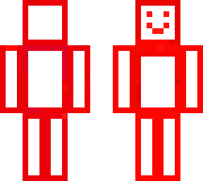 happy red and white guy