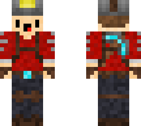 hardworking red miner