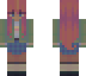 Pink Haired Girl | Minecraft Skin