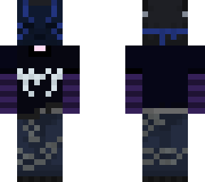 purple mitz w/mask