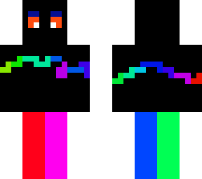 lustiger rainbow skin